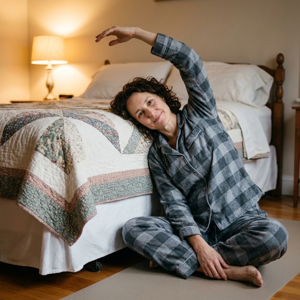Pre-Bed Stretching for Better Sleep