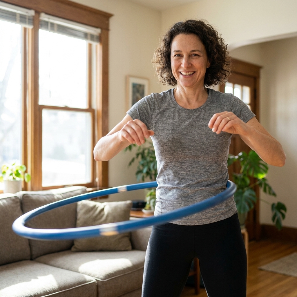 Weighted Hula Hooping for Beginners